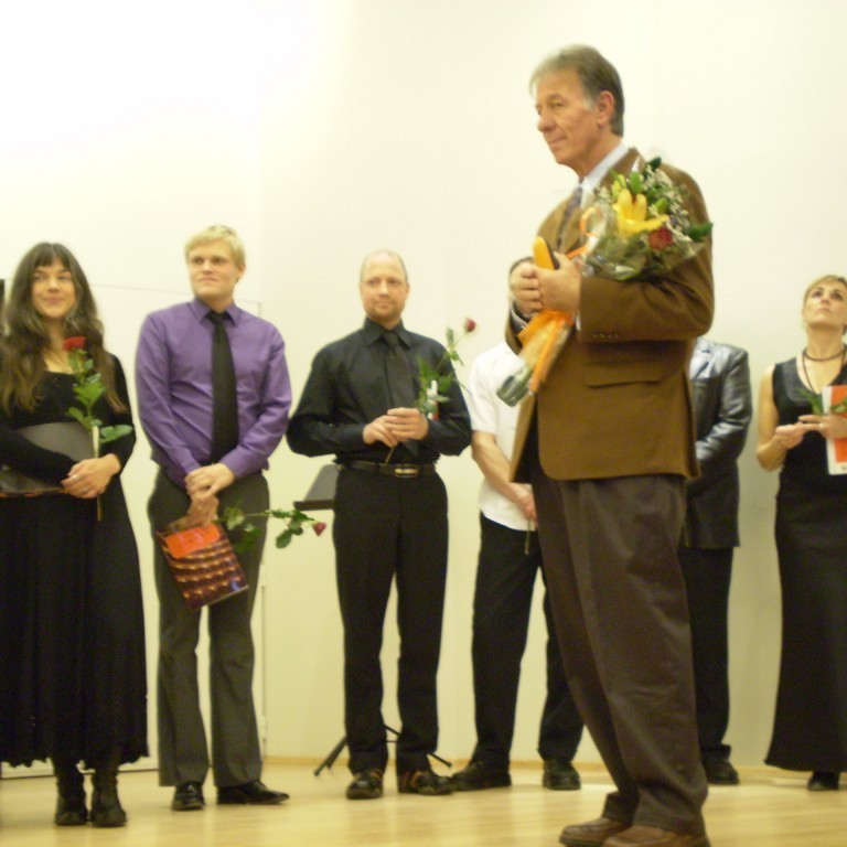 Ryland Davies-lokatónleikar námskeiðsins í Laugarborg haustið 2008.