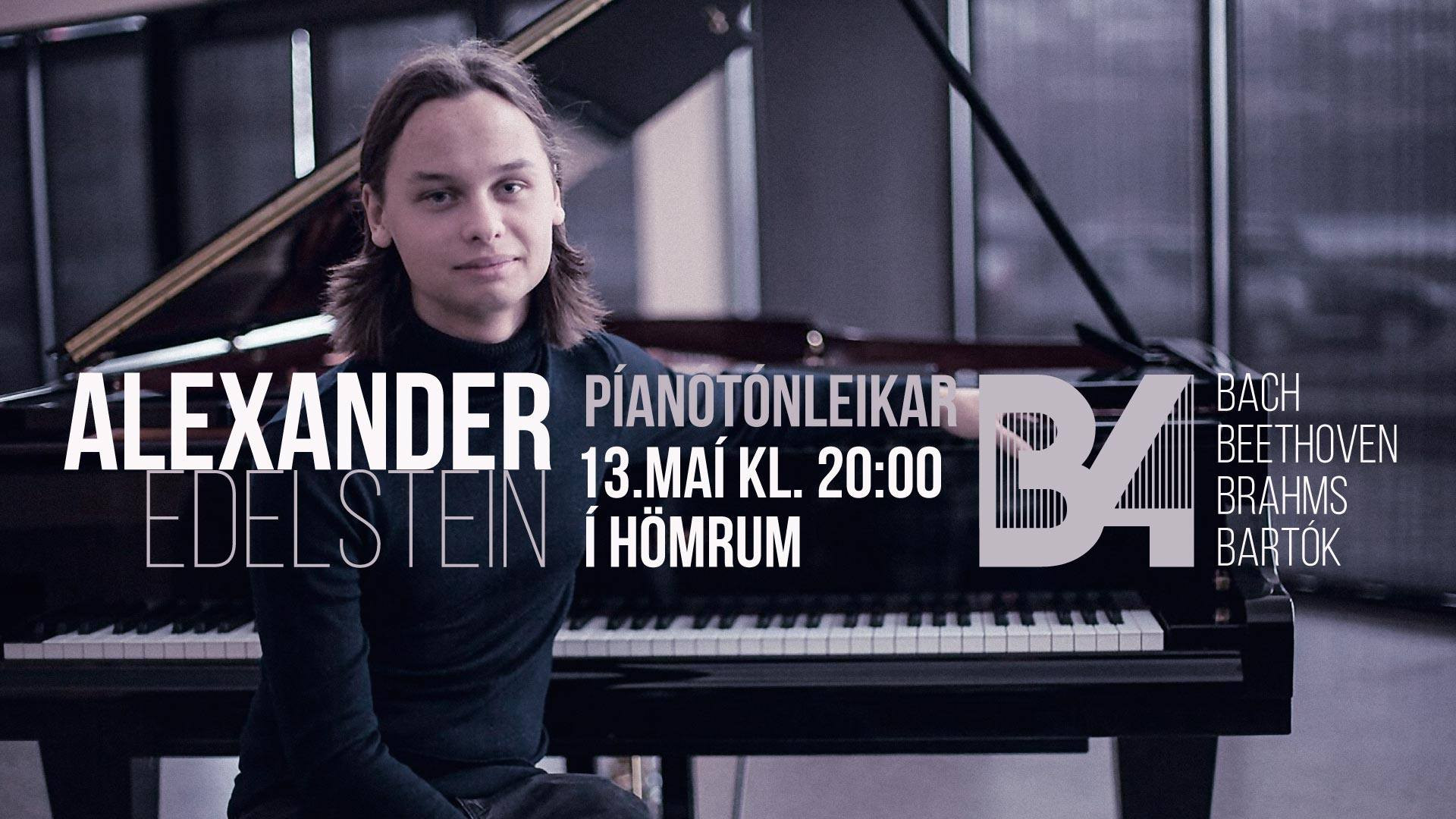 Alex Edelstein Alexander Edelstein með píanótónleika í Hofi | Tónlistarskólinn á Akureyri