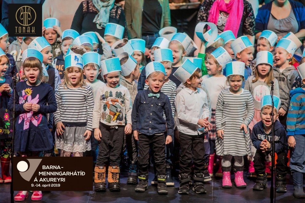 Söngvaflóð leikskólanna í Hofi 9. apríl