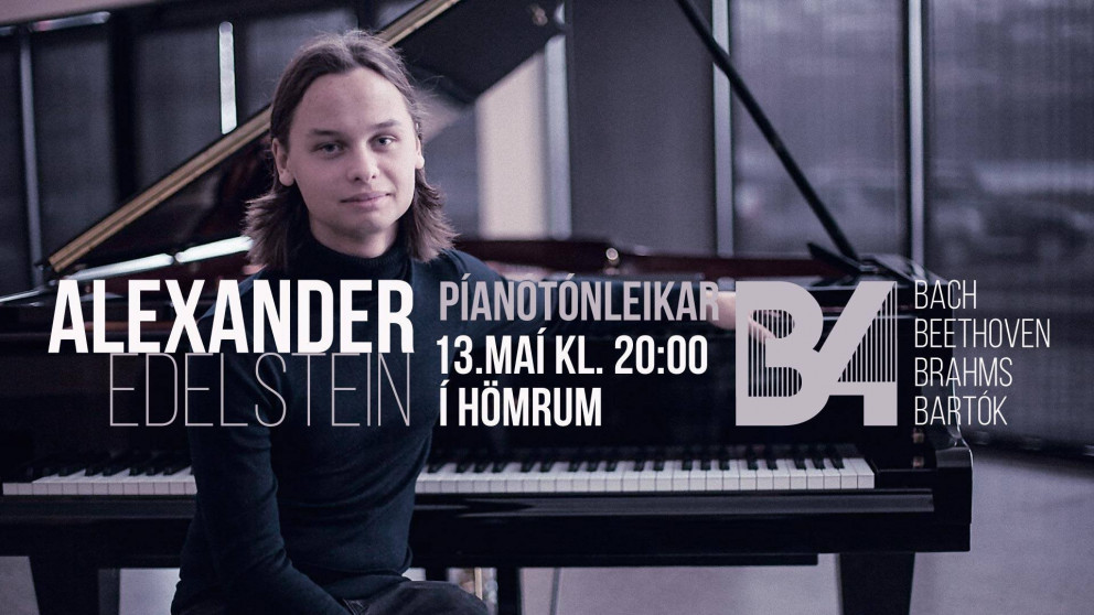 Alexander Edelstein með píanótónleika í Hofi