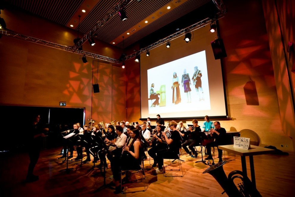 Bíópopp tónleikar blásarasveitarinnar