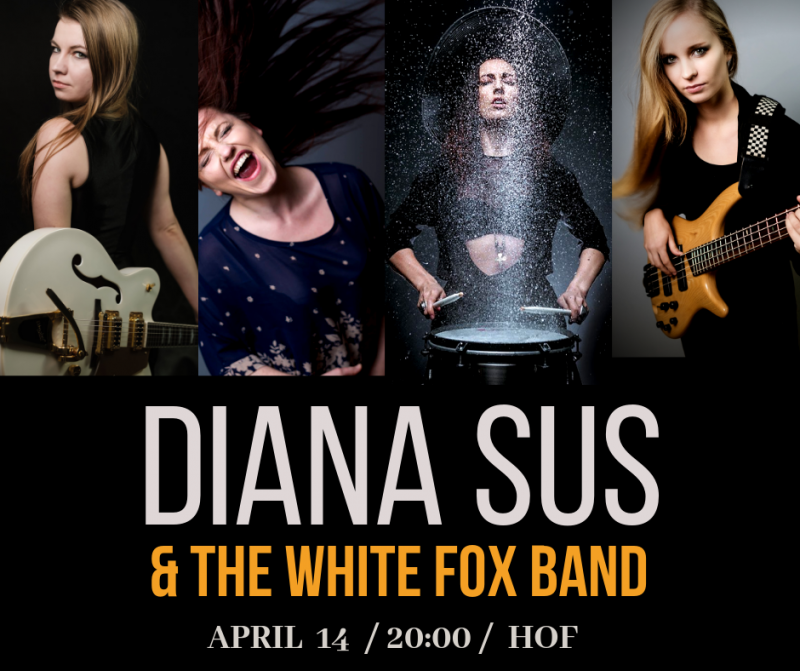 Diana Sus heldur tónleika í Hofi sunnudaginn 14. Apríl.