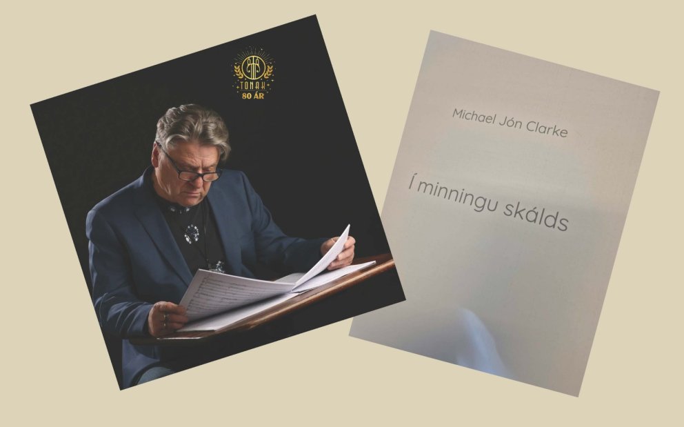 Gjöf frá Michael Jóni Clark