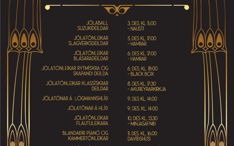 Jólatónleikaveisla TonAk 2022