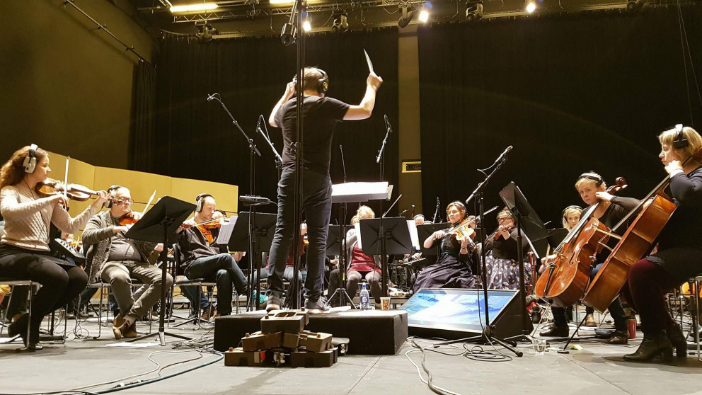 Upptökur á tónlist við kvikmyndina Ploey - You Never Walk Alone