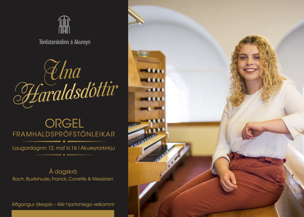 Una Haraldsdóttir heldur framhaldsprófstónleika